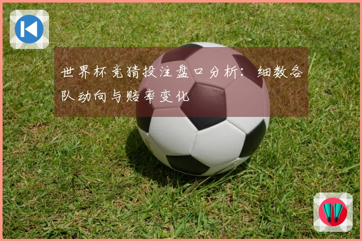 世界杯竞猜投注盘口分析：细数各队动向与赔率变化